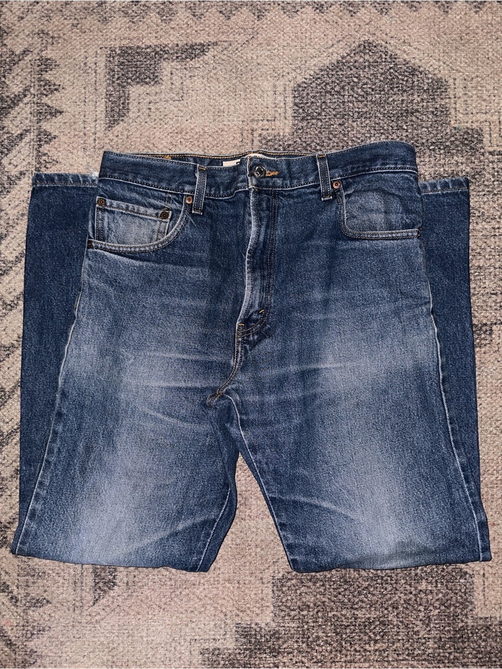 Classic Men's Blue Denim Jeans - Lightweight Comfort - Picture 2 of 9
